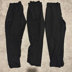 Scrubstar Women's Stretch Straight Leg Cargo Scrub, Size Large, set of 3 pants